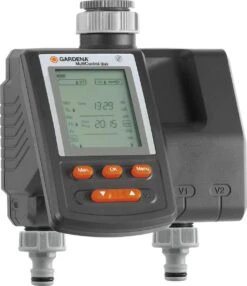 GARDENA Besproeiingsomputer MultiControl Duo - 3 Besproeiingen Per Dag - 1min Tot 3u 59min. -Tuinwinkel 1037x1200