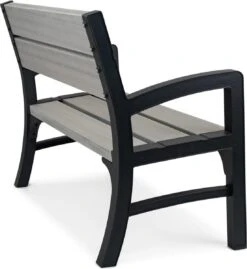 Keter Montero Tuinbank – 2-personen - 120x61x91cm - Grafiet -Tuinwinkel 1103x1200