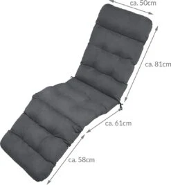Beautissu Deckchair Kussen 200x50x8 Cm - Ligstoelkussen Antraciet - Matraskussen Voor Hangmatten En Tuin-/terrasstoelen - Flair DC 13 Beautissu Deckchair Kussen 200x50x8 Cm - Ligstoelkussen Antraciet - Matraskussen Voor Hangmatten En Tuin-/terrasstoelen - Flair DC -Tuinwinkel 1112x1200