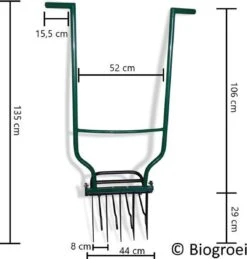 Biogroei® Ergonomische Woelvork - Spitvork - Met Verkruimelaar - Verlucht Je Bodem -Tuinwinkel 1143x1200 1