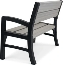 Keter Montero Tuinbank – 2-personen - 120x61x91cm - Grafiet -Tuinwinkel 1161x1200