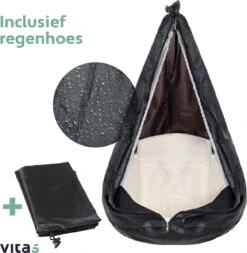 Vita5 Macramé Hangstoel - Voor Binnen En Buiten - Zonder Standaard - Incl. Kussen, Boekenvak En Beschermhoes - Tot 150kg - Beige 21 Vita5 Macramé Hangstoel - Voor Binnen En Buiten - Zonder Standaard - Incl. Kussen, Boekenvak En Beschermhoes - Tot 150kg - Beige -Tuinwinkel 1171x1200