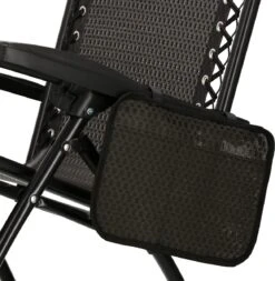 Springos Tuinstoel | Ligstoel | Opvouwbaar | Verstelbaar | Ergonomische Hoofdsteun | Bruin / Zwart -Tuinwinkel 1172x1200