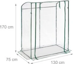 Relaxdays Tomatenkas 170 X 130 X 75 Cm - Folie Tuinkas - Grote Tomaten Kweekkas - Foliekas 12 Relaxdays Tomatenkas 170 X 130 X 75 Cm - Folie Tuinkas - Grote Tomaten Kweekkas - Foliekas -Tuinwinkel 1200x1057 3