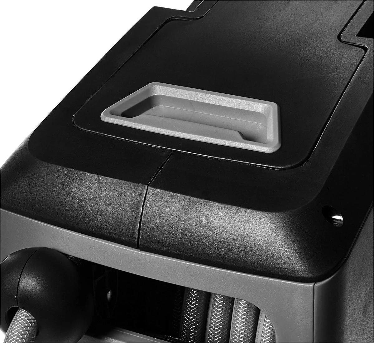 CoolHome - Wandslangenbox 20 Meter + 2 Meter - Tuinslang Met Haspel- Slangenhouder 180° Draaibaar - Tuinslanghaspel Zwart - Grijs 3 CoolHome - Wandslangenbox 20 Meter + 2 Meter - Tuinslang Met Haspel- Slangenhouder 180° Draaibaar - Tuinslanghaspel Zwart - Grijs - Afbeelding 3