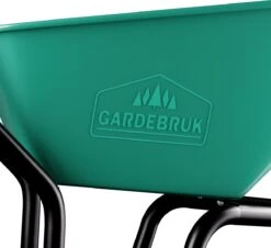 Gardebruk Kruiwagen 100 L - Kunststof Kuip – Tot 150KG Groen -Tuinwinkel 1200x1099