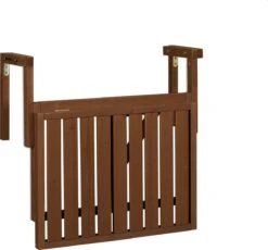 Relaxdays Balkontafel Inklapbaar - Klaptafel Balkon - Tafel Reling - Hangtafel Hout -Tuinwinkel 1200x1118