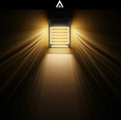 Arisenn® Crystal Solar Buitenlamp - IP65 Waterdicht - Prachtige Solar Technologie Monokristal Zonnepaneel Wandlamp - 3000K Warm Wit (sfeervol) - Tuinverlichting Op Zonne-energie | Schutting Wand Licht -Tuinwinkel 1200x1190 3