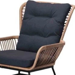BUITEN Living Dex Wicker Loungestoel Tuin | Wicker + Aluminium | Bamboe Antraciet -Tuinwinkel 1200x1192 1
