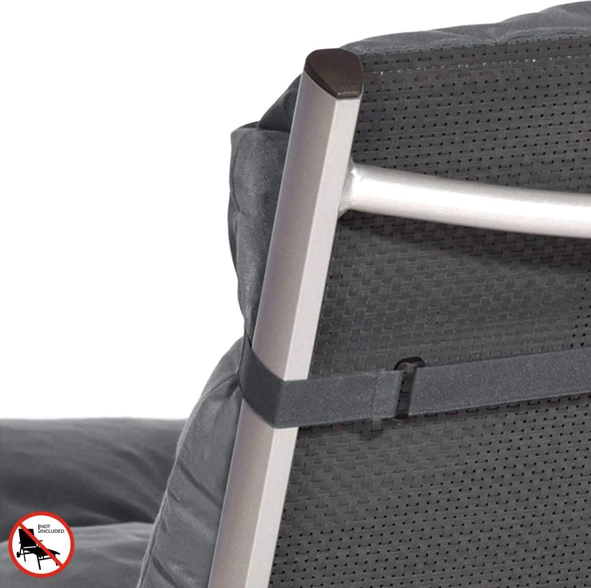 Beautissu Flair RL – Ligbedkussen Tuinkussen Ligstoel – Zonnebed Kussen Voor Tuin Meubelen 190x60x8 Cm Antraciet 7 Beautissu Flair RL – Ligbedkussen Tuinkussen Ligstoel – Zonnebed Kussen Voor Tuin Meubelen 190x60x8 Cm Antraciet - Afbeelding 7