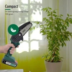 Mardin Mini Kettingzaag - Snoeizaag - Kettingzaag - Kettingzaag Electrisch Met 2 Accu - Inclusief Koffer - 1 Extra Accu - Groen -Tuinwinkel 1200x1199 7
