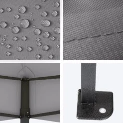 LifeGoods Partytent - 3x4.5 M - Zijwanden - Easy Up - Opvouwbaar - Waterdicht - Draagtas Met Wieltjes - Donkergrijs 16 LifeGoods Partytent - 3x4.5 M - Zijwanden - Easy Up - Opvouwbaar - Waterdicht - Draagtas Met Wieltjes - Donkergrijs -Tuinwinkel 1200x1200 157