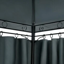 Casaria Paviljoen Topas 3x4m - UV-bescherming 50+ - Antraciet -Tuinwinkel 1200x1200 172