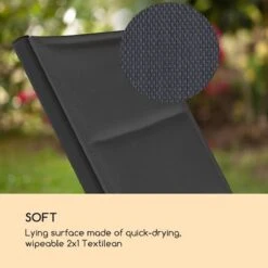 Blumfeldt Limala Tuinstoel - Ligstoel - Relaxstoel - Rugleuning In 6 Standen Verstelbaar - 2 Vielen - Draagkracht: Max. 150 Kg -Tuinwinkel 1200x1200 185