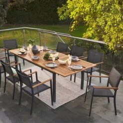 NATERIAL - Uitschuifbare Tuintafel ORIS - Uitschuifbare Tafel Voor 6 Tot 8 Personen - 180-240x100 Cm - Aluminium - Hout Eucalyptus 15 NATERIAL - Uitschuifbare Tuintafel ORIS - Uitschuifbare Tafel Voor 6 Tot 8 Personen - 180-240x100 Cm - Aluminium - Hout Eucalyptus -Tuinwinkel 1200x1200 191