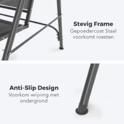 LifeGoods Schommelbank - 3-zits - Tot 250KG - Kantelbaar Dak - UV-bestendig Zonnescherm - 172x104x162cm - Grijs 18 LifeGoods Schommelbank - 3-zits - Tot 250KG - Kantelbaar Dak - UV-bestendig Zonnescherm - 172x104x162cm - Grijs -Tuinwinkel 1200x1200 212