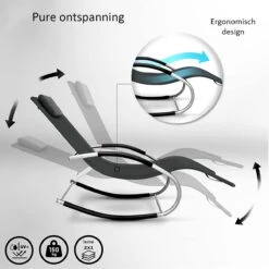 Sens Design Zonnebed - Ligbed - Weerbestendig - Antraciet -Tuinwinkel 1200x1200 228