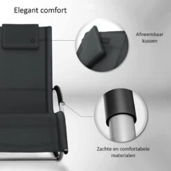 Sens Design Zonnebed - Ligbed - Weerbestendig - Antraciet -Tuinwinkel 1200x1200 229