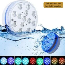 Lueas® Draadloze Ledlampjes Waterdicht - Met Afstandbediening -2 Stuks Op Batterijen - RGB - Dimbaar -Tuinwinkel 1200x1200 263