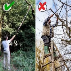 Iceberk Snoeischaar + Snoeizaag (1,45 - 3,70 M) - Telescopische Snoeischaar Voor Het Snoeien Van Bomen En Dichte Struiken Zonder Ladder -Tuinwinkel 1200x1200 339