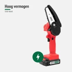 Mardin Mini Kettingzaag - Snoeizaag - Kettingzaag - Kettingzaag Electrisch Met 2 Accu - Inclusief Koffer - 1 Extra Accu - Rood -Tuinwinkel 1200x1200 357