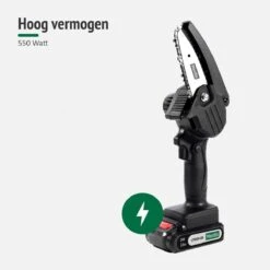 Mardin Mini Kettingzaag - Snoeizaag - Kettingzaag - Kettingzaag Electrisch Met 2 Accu - Inclusief Koffer - 1 Extra Accu - Zwart -Tuinwinkel 1200x1200 369