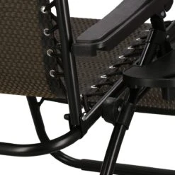 Springos Tuinstoel | Ligstoel | Opvouwbaar | Verstelbaar | Ergonomische Hoofdsteun | Bruin / Zwart -Tuinwinkel 1200x1200 42