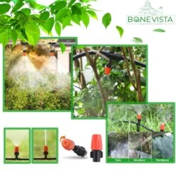 Bone Vista® 155 Stuks Water Druppelslang Irrigatiesysteem Tuin – Bewateringssysteem & Druppelsysteem -Tuinwinkel 1200x1200 517