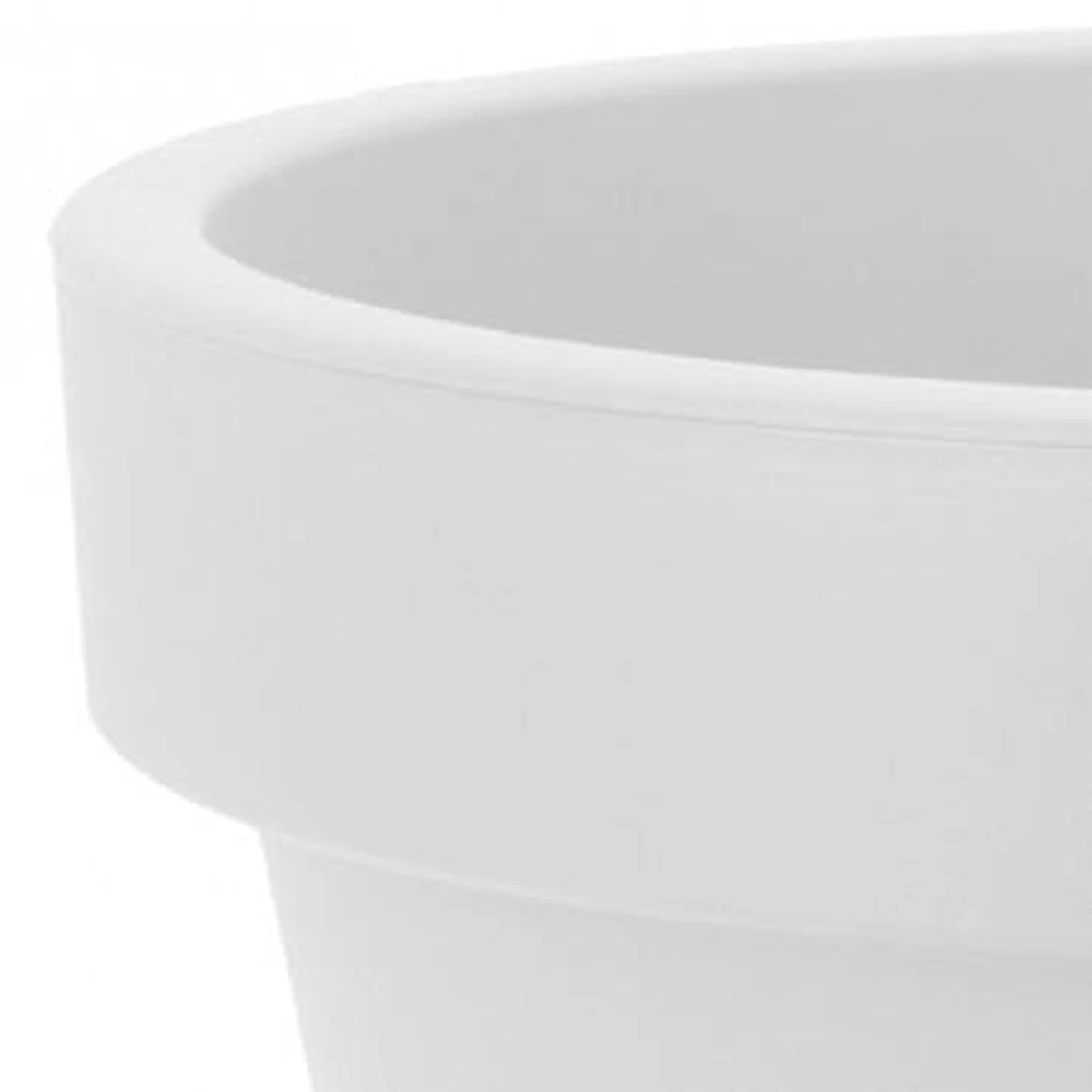 Kunststof Bloempot Wit Ø50 Cm - Hoogte 42 Cm 3 Kunststof Bloempot Wit Ø50 Cm - Hoogte 42 Cm - Afbeelding 3