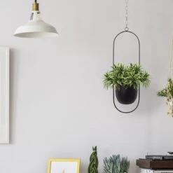 Be-Inspired® Hangende Bloempot Ovaal - Bloempot Binnen - Voor Hangplant – Plant Bloem Pot Met Opknoping – Plantenhanger - Plantenbak - Industrieel – Scandinavisch - Metaal - Zwart 10 Be-Inspired® Hangende Bloempot Ovaal - Bloempot Binnen - Voor Hangplant – Plant Bloem Pot Met Opknoping – Plantenhanger - Plantenbak - Industrieel – Scandinavisch - Metaal - Zwart -Tuinwinkel 1200x1200 730