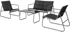 909 Outdoor Tuinset Camilla - 4-delig - Dubbele Zitbank - 2 Stoelen - Tafel - Stalenframe -Tuinwinkel 1200x542