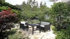 Allibert Lyon Tuintafel - 116x71,5x66/40 Cm - Grafiet -Tuinwinkel 1200x675