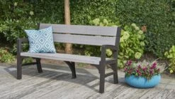 Keter Montero Tuinbank - 3-personen - 150x62,5x89cm – Grafiet -Tuinwinkel 1200x675 6