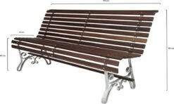 MaximaVida Tuinbank Budapest Oil 170 Cm - Uit Exclusief Mahoniehout -Tuinwinkel 1200x717