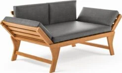 Loungebank Tuin FSC Antraciet – Makkelijk Verstelbaar Lounge Bank Balkon – Tuinbank Lounge Hardhout FSC – Perfecthomeshop -Tuinwinkel 1200x720