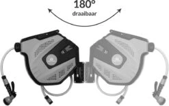 CoolHome - Wandslangenbox 20 Meter + 2 Meter - Tuinslang Met Haspel- Slangenhouder 180° Draaibaar - Tuinslanghaspel Zwart - Grijs 12 CoolHome - Wandslangenbox 20 Meter + 2 Meter - Tuinslang Met Haspel- Slangenhouder 180° Draaibaar - Tuinslanghaspel Zwart - Grijs -Tuinwinkel 1200x751