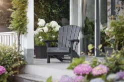 Keter Troy Adirondack Tuinstoel - 81x80x96,5cm - Grafiet -Tuinwinkel 1200x799