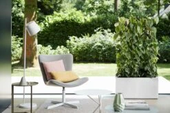 Elho Vivo Matt Finish Lang Wielen 90 - Grote Staande Plantenbak Voor Binnen & Buiten - Gemaakt Van Gereycled Plastic - L 39 X W 88 X H 41 Cm - Wit -Tuinwinkel 1200x800 169