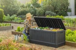 Keter Kentwood Opbergbox - 128x53.6x59 Cm - 350 L - Grafiet -Tuinwinkel 1200x800 74