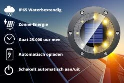 Q-Mate 4 X LED Solar Grondspot Zwart - Solar Tuinverlichting - Buitenlamp - Tuinverlichting Op Zonne-Energie 9 Q-Mate 4 X LED Solar Grondspot Zwart - Solar Tuinverlichting - Buitenlamp - Tuinverlichting Op Zonne-Energie -Tuinwinkel 1200x800 78