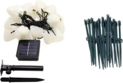 Cynergie - Tuinverlichting Op Zonneenergie - 20 X Led Lampen - Solar Lampjes Met Paddenstoelen - Kerstverlichting Buiten -Tuinwinkel 1200x806