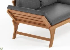 Loungebank Tuin FSC Antraciet – Makkelijk Verstelbaar Lounge Bank Balkon – Tuinbank Lounge Hardhout FSC – Perfecthomeshop -Tuinwinkel 1200x851