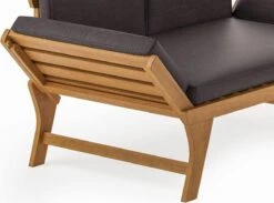 Loungebank Tuin FSC Antraciet – Makkelijk Verstelbaar Lounge Bank Balkon – Tuinbank Lounge Hardhout FSC – Perfecthomeshop -Tuinwinkel 1200x887