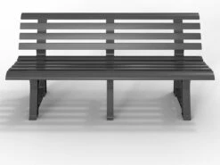 Casaria Tuinbank Orchidea – Kunststof/240kg Belastbaar – Antraciet -Tuinwinkel 1200x897