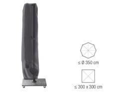 AeroCover Parasolhoes - Zweef Parasols - Grijs - 250x55 Cm (HxB) -Tuinwinkel 1200x900 3