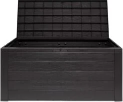 Merkloos Woody Tuin Opbergbox - 324 Liter 45x120x60 Cm - Tuinkussenbox - Antraciet/bruin 17 Merkloos Woody Tuin Opbergbox - 324 Liter 45x120x60 Cm - Tuinkussenbox - Antraciet/bruin -Tuinwinkel 1200x996