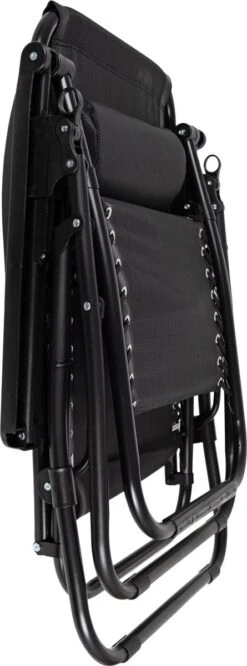 Luxe Ligstoel Met Hoofdsteun & Voetsteun - Verstelbare Rugleuning - Zonnebed Relaxstoel Voor Tuin/Terras/Strand/Balkon/Zwembad/Camping - Inklapbaar - Weerbestendig - Zwart 14 Luxe Ligstoel Met Hoofdsteun & Voetsteun - Verstelbare Rugleuning - Zonnebed Relaxstoel Voor Tuin/Terras/Strand/Balkon/Zwembad/Camping - Inklapbaar - Weerbestendig - Zwart -Tuinwinkel 445x1200