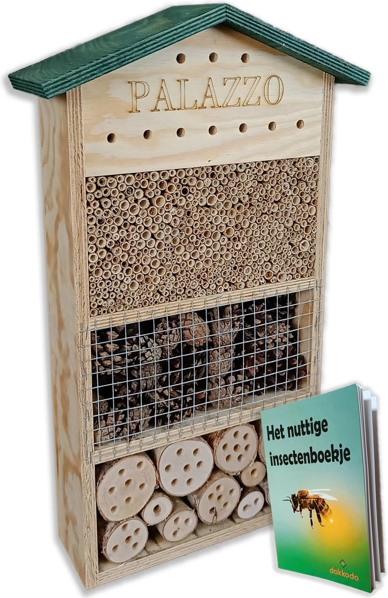 Dokkodo - Insectenhotel Palazzo - Incl. Handig Boekje - Stijlvol En Robuust Bijenhotel 1 Dokkodo - Insectenhotel Palazzo - Incl. Handig Boekje - Stijlvol En Robuust Bijenhotel