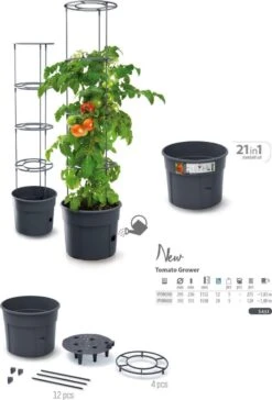 TOMATENPOT VOOR HET KWEKEN VAN TOMATEN PROSPERPLAST 28L -Tuinwinkel 815x1200