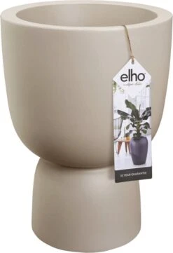 Elho Pure Coupe 35 - Bloempot Voor Binnen & Buiten - Ø 34.9 X H 49.0 Cm - Beige/Balanced Beige 32 Elho Pure Coupe 35 - Bloempot Voor Binnen & Buiten - Ø 34.9 X H 49.0 Cm - Beige/Balanced Beige -Tuinwinkel 821x1200